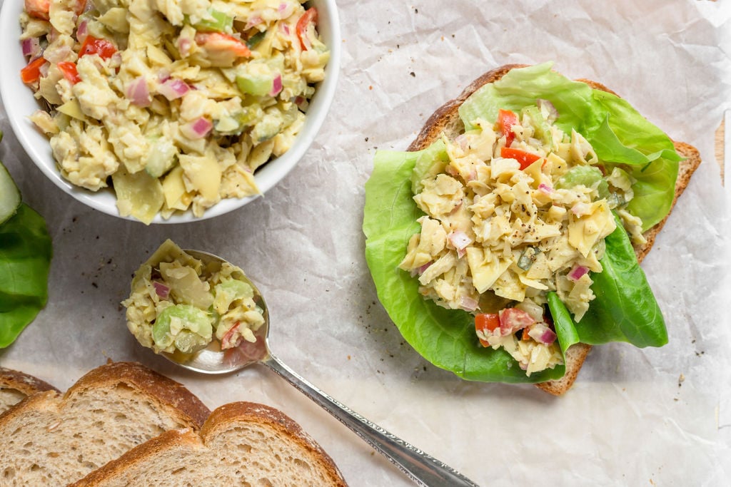 A vegan tuna sandwich
