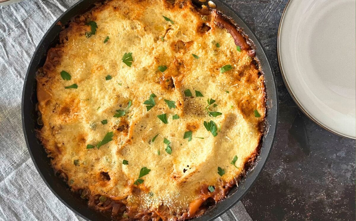 A vegan butternut squash lasagne